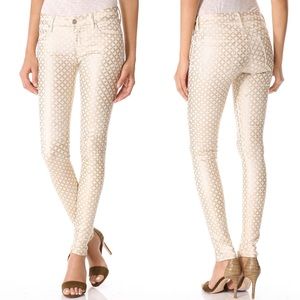* NWT Authentic MOTHER Creme De Love Skinny Jeans